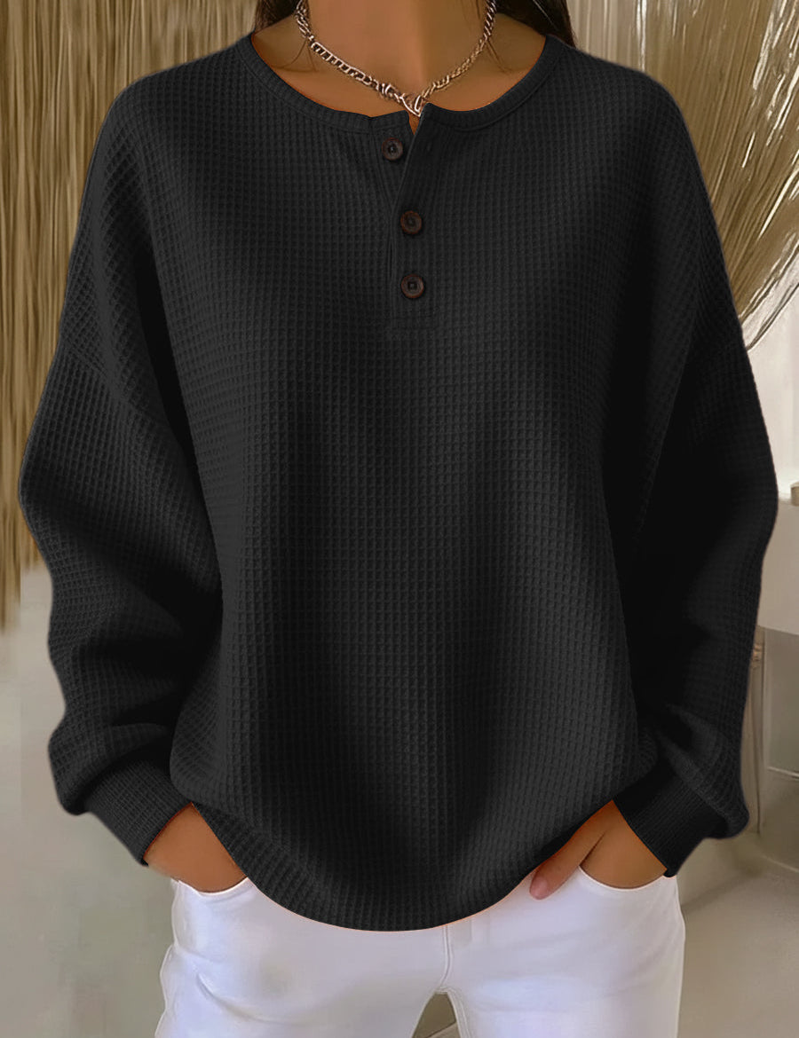 Milagros | Sweatshirt Henley Texturada