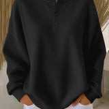 Milagros | Sweatshirt Henley Texturada