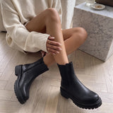 Botines Chelsea Negros Lania