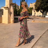 Mikaela | Vestido Maxi Ombros Descobertos