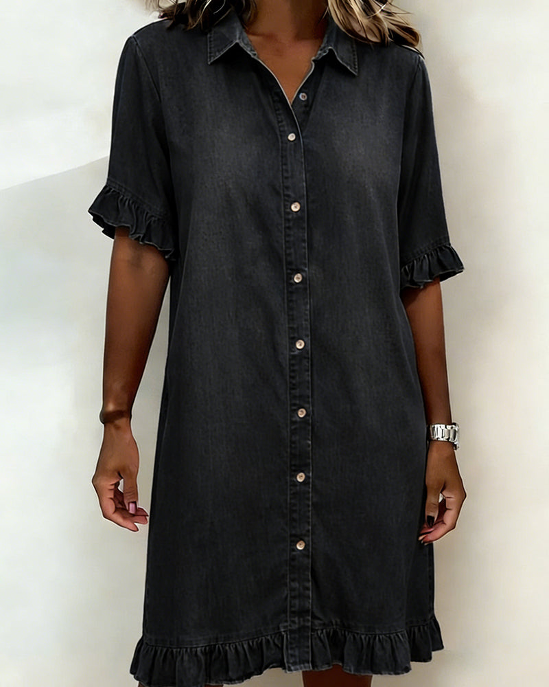 Laura | Vestido de Jeans Confortável