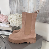 Botines Chelsea Zelaria Beige