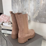 Beige Chelsea Boots by Zelaria