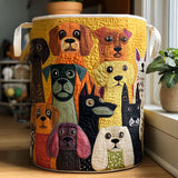 Almofada Decorativa com Estampa de Cães na Floresta