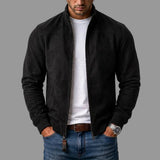 COSIMO™ | JAQUETA BOMBER EM CAMURÇA