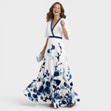 Daniela | Vestido maxi halter fluido elegante para Mulher