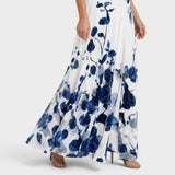 Daniela | Vestido maxi halter fluido elegante para Mulher