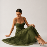MOREAU LYON | VESTIDO MIDI COM CORSETE ESTRUTURADO PARA MULHERES