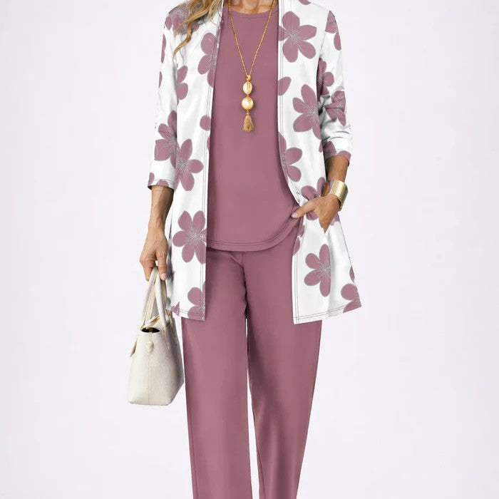 Carmen™ - Conjunto clássico elegante de três peças