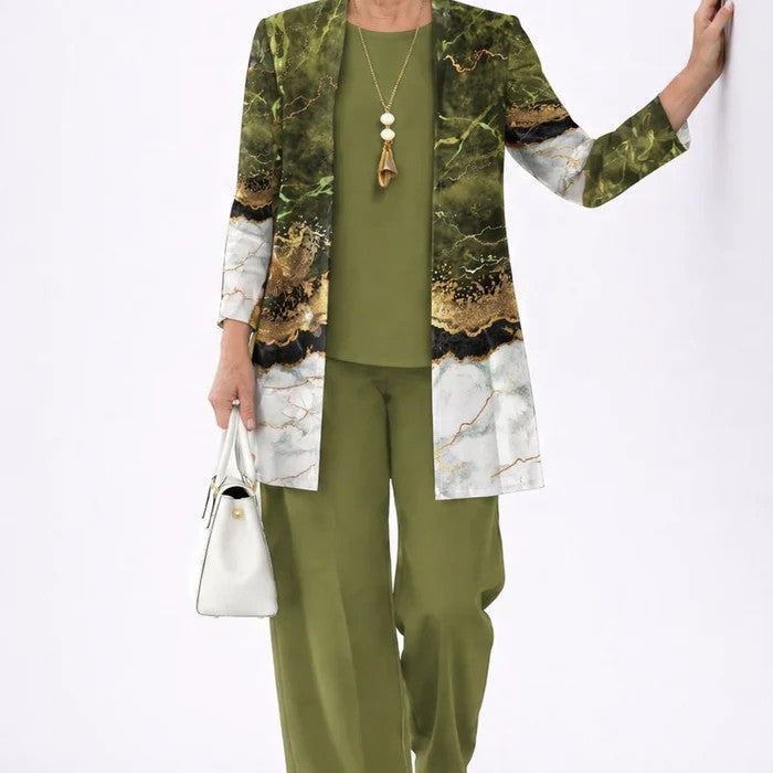 Carmen™ - Conjunto clássico elegante de três peças