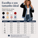 Manteau em malha canelada elegante para mulher com painéis em denim