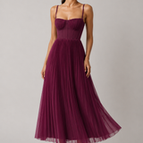 MOREAU LYON | VESTIDO MIDI COM CORSETE ESTRUTURADO PARA MULHERES