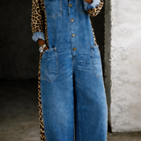 Ariana - Macacão de Denim One Piece