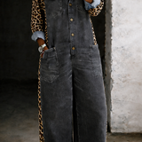 Ariana - Macacão de Denim One Piece
