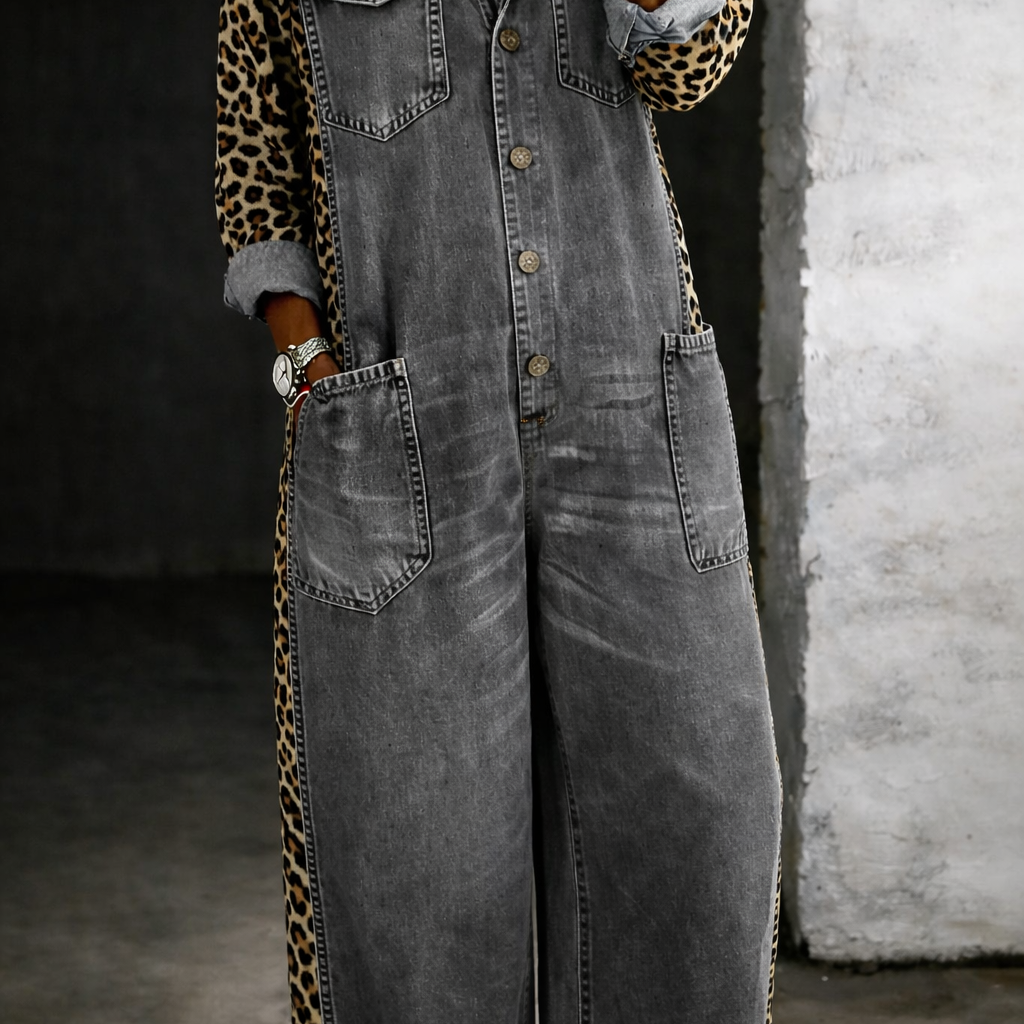 Ariana - Macacão de Denim One Piece