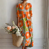 Alice | Long Sunset Bloom Dress