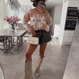 Lavinia Beige Cowboy Boots