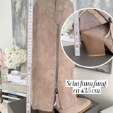 Lavinia Beige Cowboy Boots