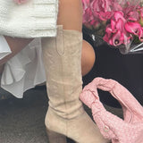 Bota campera Selenay beige alta