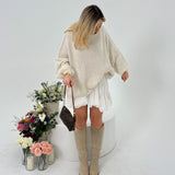 Bota campera Selenay beige alta