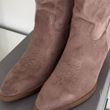 Botas cowboy Selenay taupe altas