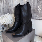 Botas de cowboy negras Taia