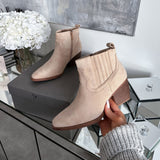Botines cowboy Allie beige