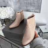 Botas Cowboy Allie em Bege