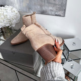 Botines cowboy Allie beige