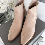 Botines cowboy Allie beige