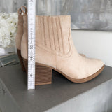Botines cowboy Allie beige