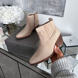 Botas Cowboy Allie em Bege