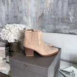 Botines cowboy Allie beige