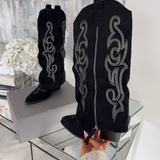 Botas vaqueras Lavinia negras