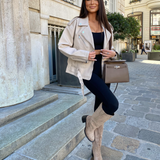 Beige Mena Boots