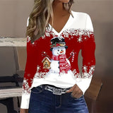 Camisa Casual de Natal