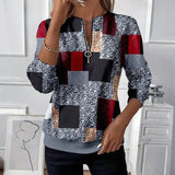 Vintage Plaid Sweatshirt