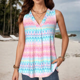 Gradiente de Cores: Camisola Sem Mangas