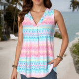 Gradiente de Cores: Camisola Sem Mangas