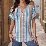 Camisa Rayada Casual