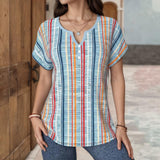 Camisa Rayada Casual