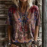 Vintage Floral Print T-Shirt
