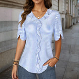 Blusa Listrada Casual
