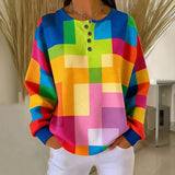 Colorful Casual Sweatshirt