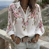 Quimono Vintage com Estampa Floral