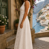 Della | Elegante Vestido Maxi con Bordado