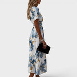 Denise | Floral Midi Dress