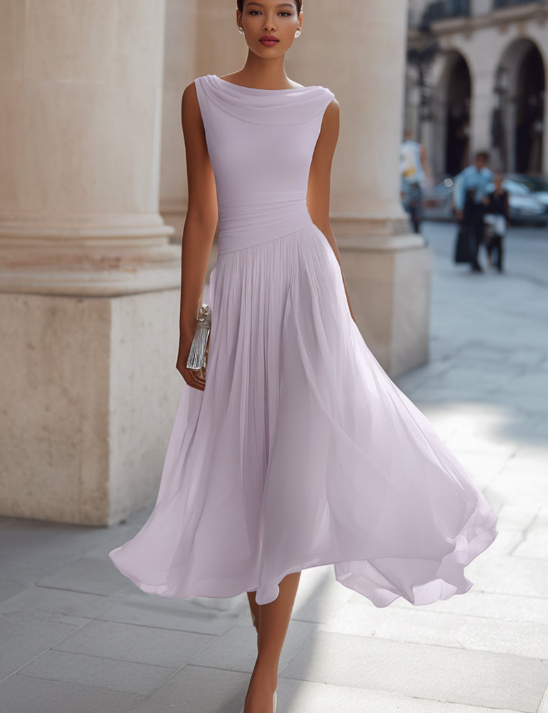 Victoire | Elegante Vestido Midi para Cerimônias