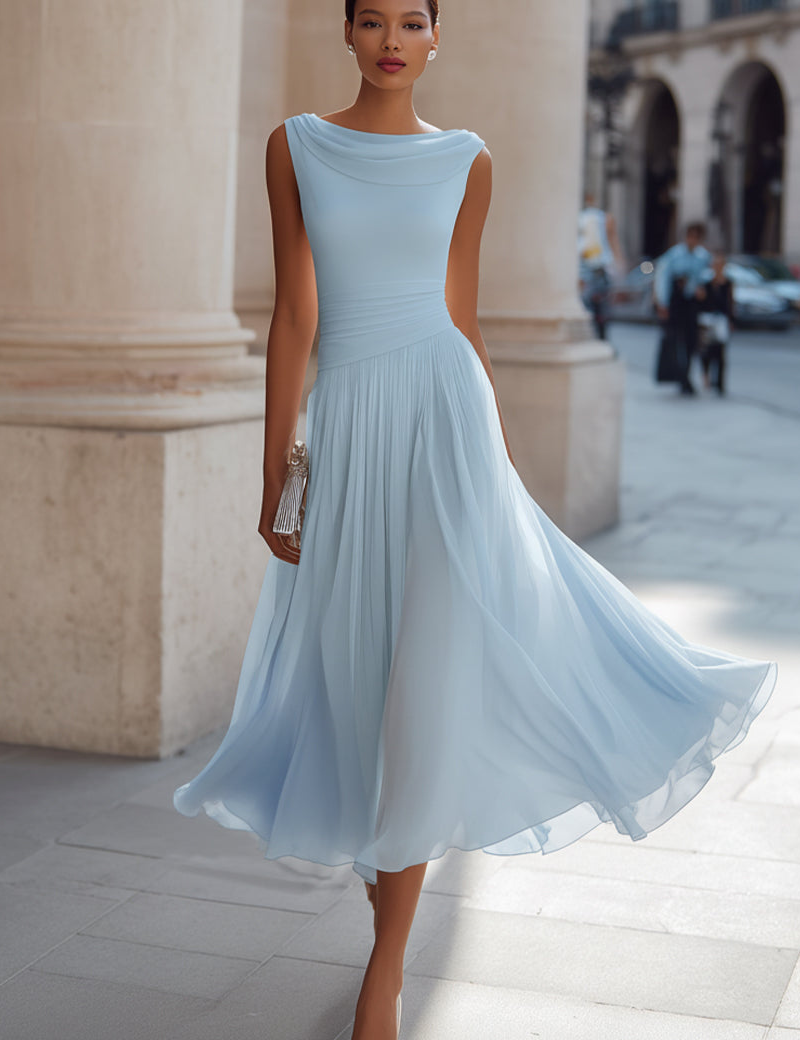 Victoire | Elegante Vestido Midi para Cerimônias
