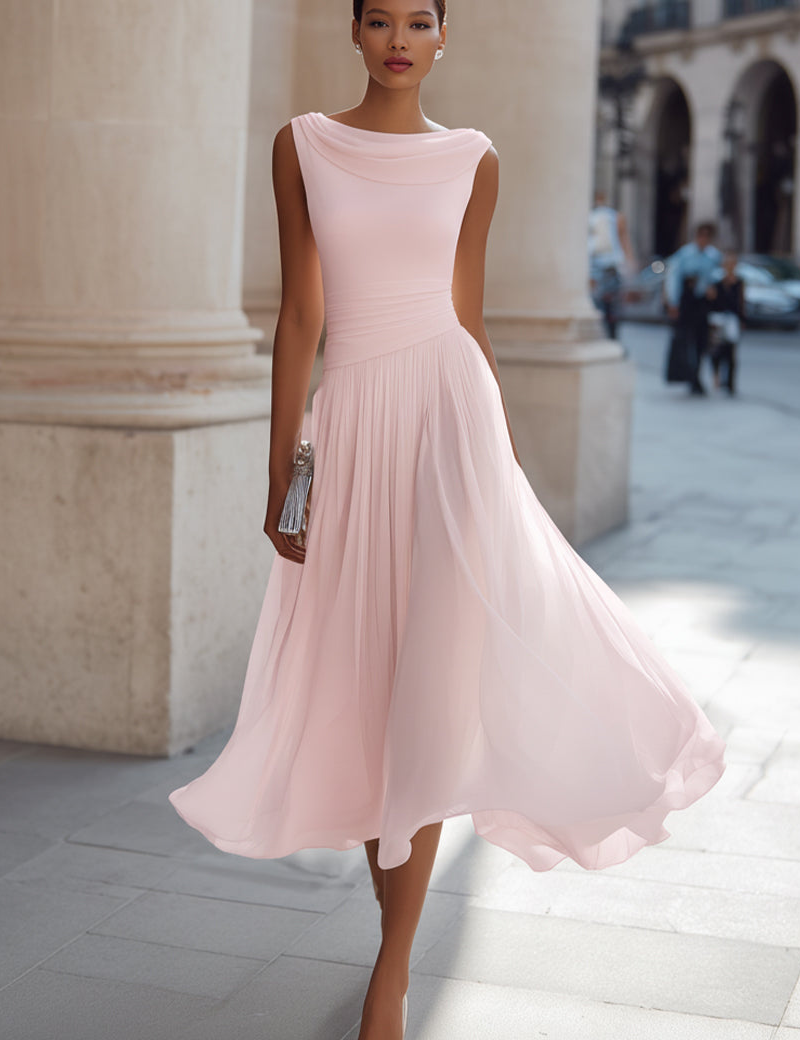 Victoire | Elegante Vestido Midi para Cerimônias